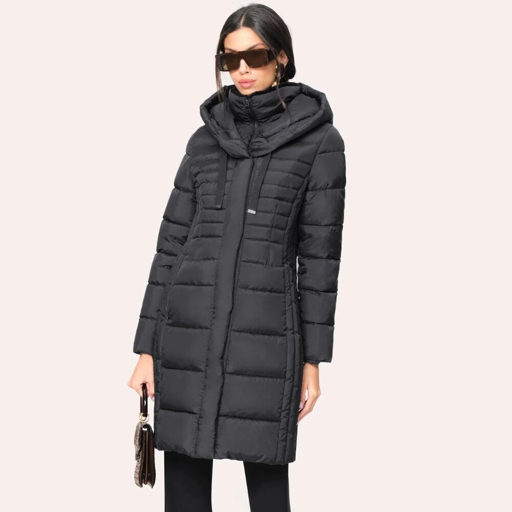 Tahari Hooded Down Coat